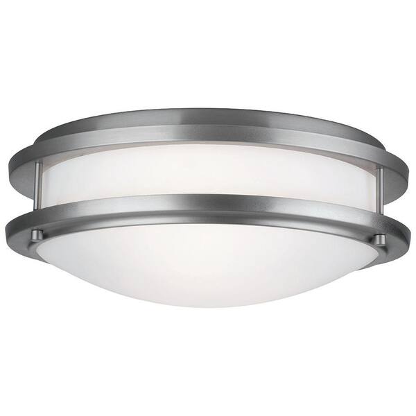 Philips Cambridge 2-Light Satin Nickel Ceiling Fixture