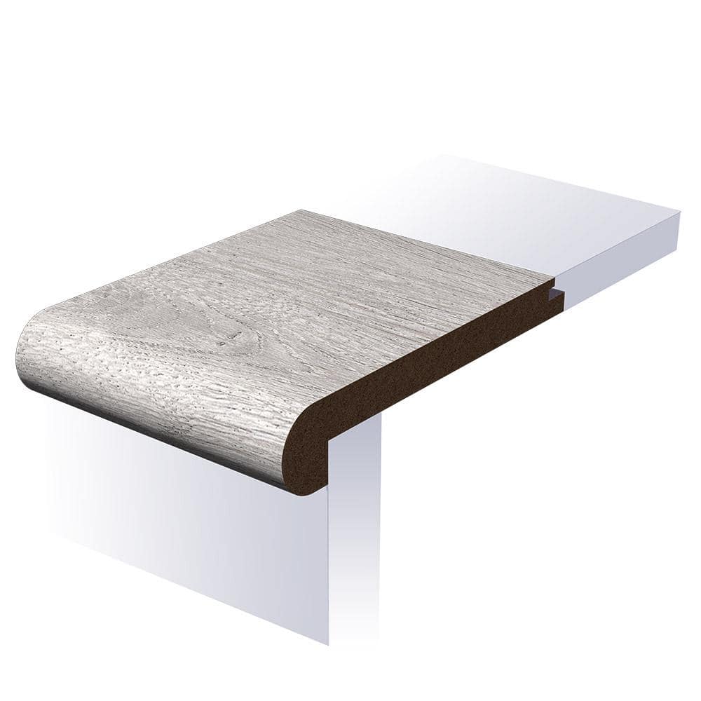 Regal Chambord Flush Stair Nose 0.95 in. T x 4.47 in. W x 94 in. L Smooth Wood Look Laminate Moulding/Trim price history on PriceWatchPro