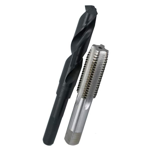 m24 x 2 High Speed Steel Tap and 22.00 mm x 1/2 in. Shank Drill Bit Set (2-Piece)