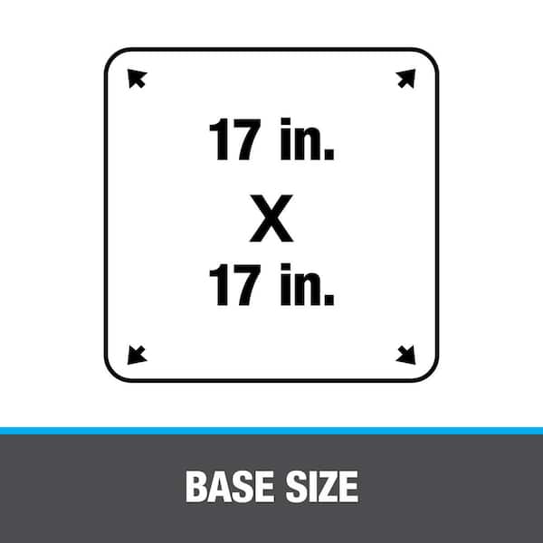 Master Flash 17 in. x 17 in. Vent Pipe Roof Flashing with 6-3/4 in. - 13-1/2 in. Adjustable Diameter