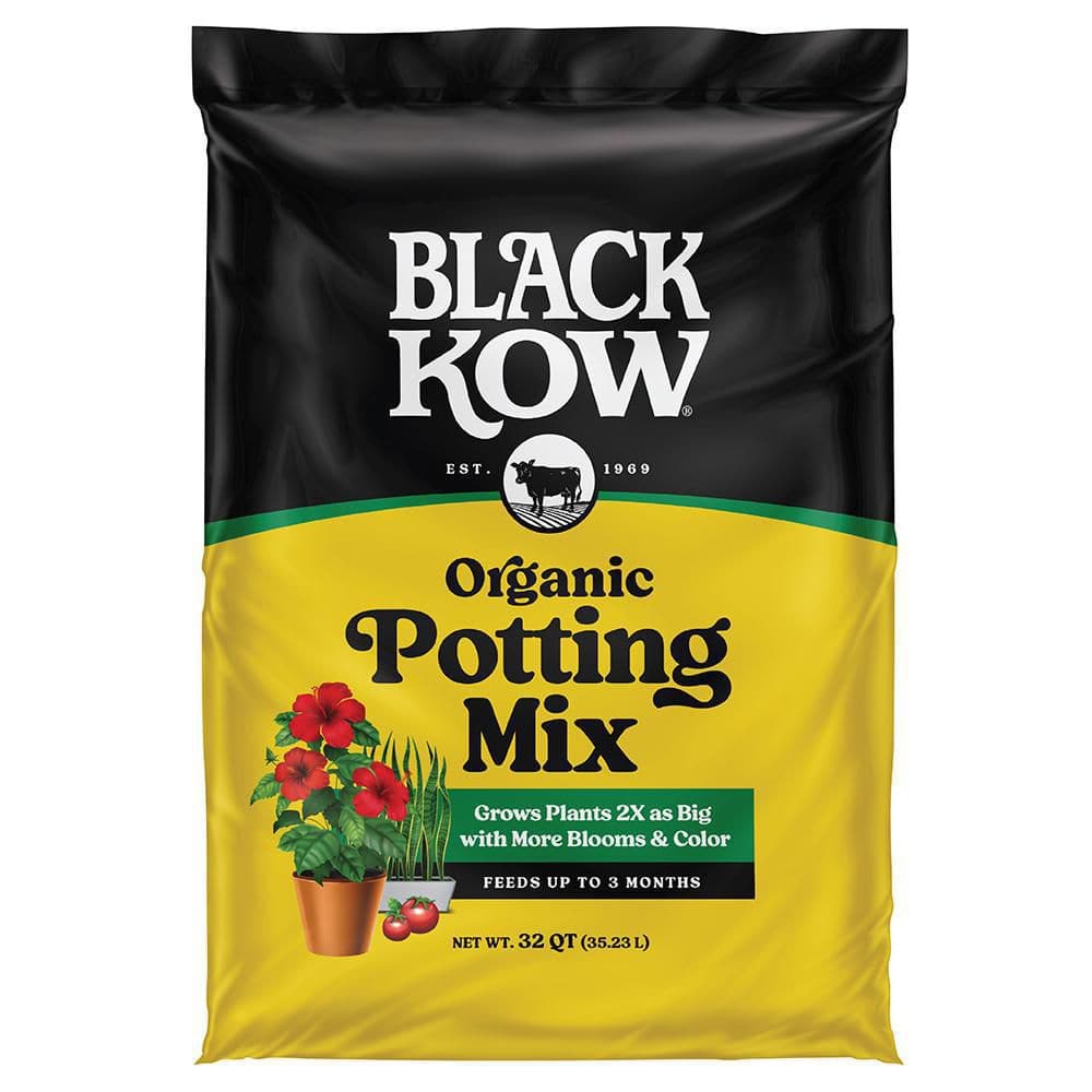 Black Kow 32 qt. Organic Potting Mix 50150378 The Home Depot