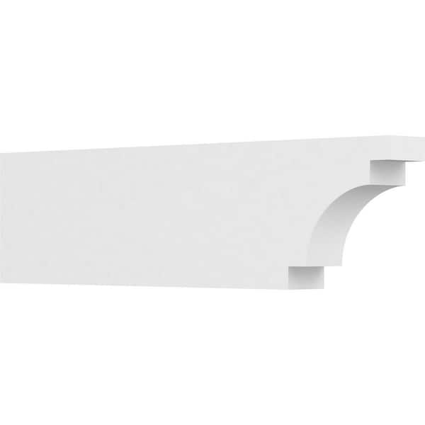 Ekena Millwork 3 in. x 8 in. x 30 in. Mediterranean PVC Rafter Tail Brace