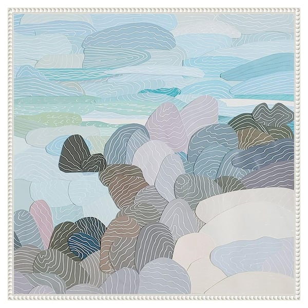 Amanti Art Chiang Mai Thailand II by Coco Good 30 in. W x 30 in. H Canvas Float Frame in White