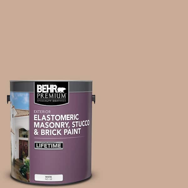BEHR PREMIUM 1 gal. #S220-3 Sanderling Elastomeric Masonry, Stucco and Brick Exterior Paint