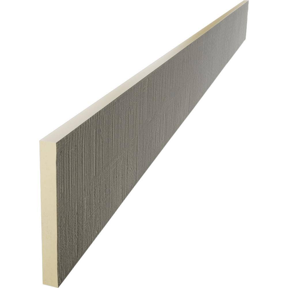 Cashmere Gray Faux Wood Beam Plank, 6" x 96"