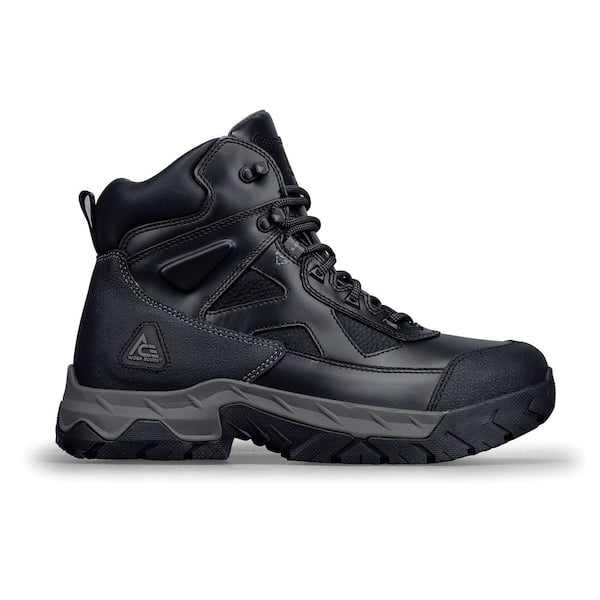 Ace Men's Glacier 6'' Work Boots - Steel Toe - Black Size 12(M)