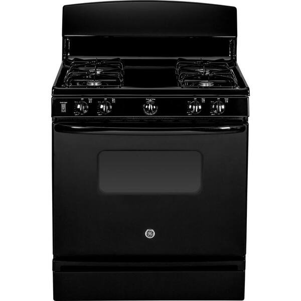 GE 4.8 cu. ft. Gas Range in Black