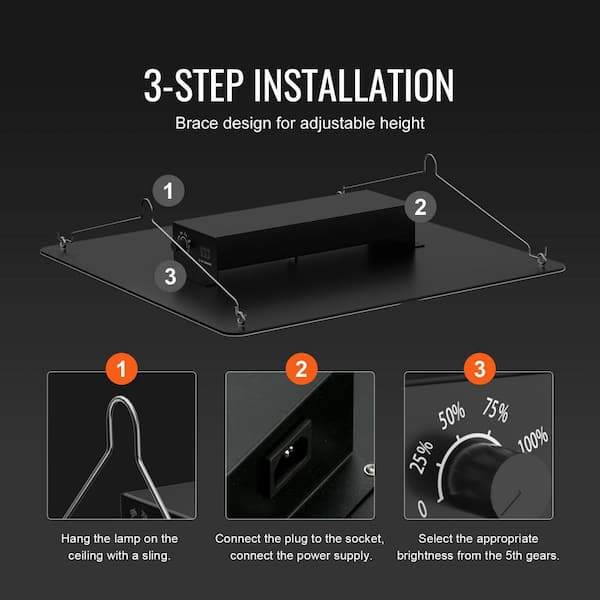 SVOPES 400 W LED Grow Light, Full Spectrum Dimmable, High Yield