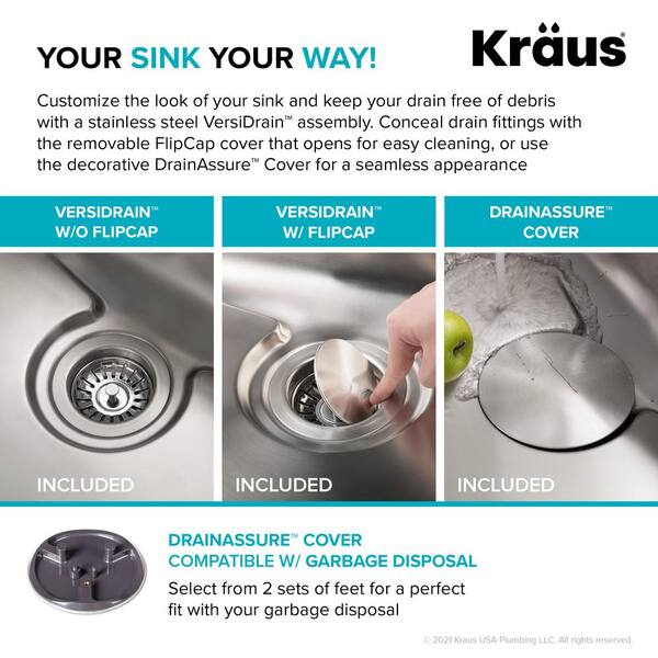 All About Kitchen Sink Drainage - Sink Drains - Info on Kitchen Plumbing —  DirectSinks