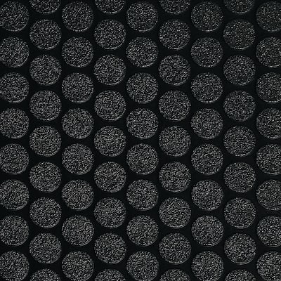 G-Floor Small Coin 8-1/2-ft x 22-ft Midnight Black Raised Coin Garage Floor Roll G-Floor Small Coin 8-1/2-ft x 22-ft Midnight Black Raised Coin Garage Floor Roll