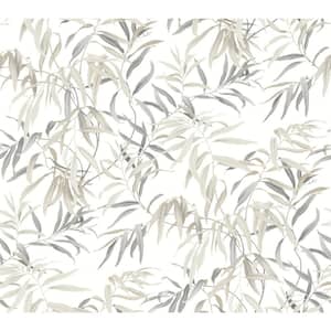 Willow Grove Sand Multi-Colored Matte Pre-pasted Paper Wallpaper 60.75 sq. ft