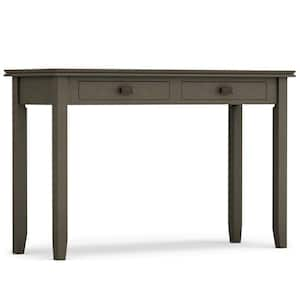 Artisan Solid Wood 46 in. Wide Transitional Console Sofa Table in Farmhouse Grey