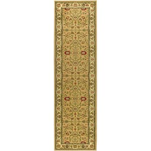 Lyndhurst Beige/Ivory 2 ft. x 8 ft. Border Runner Rug