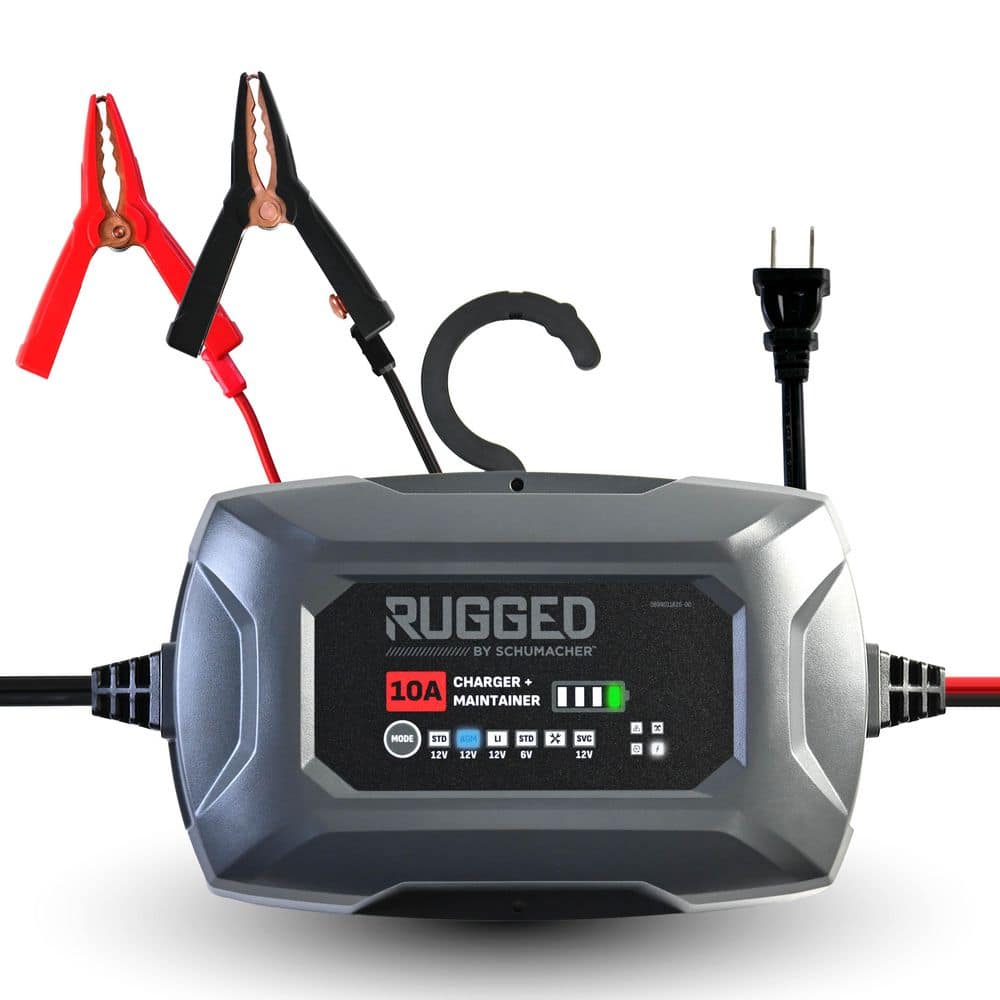 Rugged 10A Car Battery Charger and Maintainer, 3-in-1, for 6V/12V Power Sport, Automotive, and Marine Batteries, SC1684 price history on PriceWatchPro