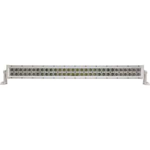 LED Spot/Flood Light Bar, White Housing, 60 LEDs, 33 in., 12/24V