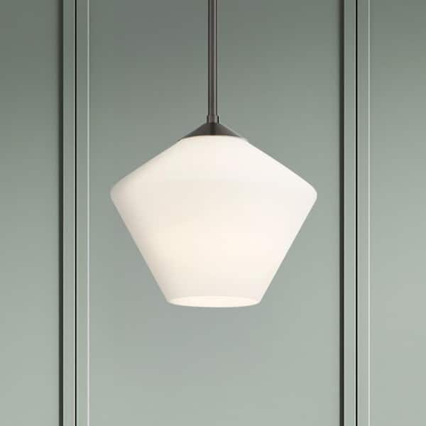 Hunter Celestial Valley 1 Light Matte Black Diamond Pendant Lighting for Kitchen