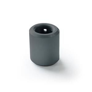 Graphite Fan Downrod Coupler for Modern Forms or WAC Lighting Fans