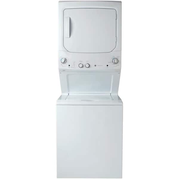 Washer Capacity and 5.9 cy ft Dryer Capacity in White ft GE GUD27GESNWW 27 Gas Laundry Center with 3.8 cu 