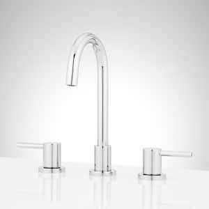Lexia 8 in. Widespread Double Handle Bathroom Faucet in Chrome
