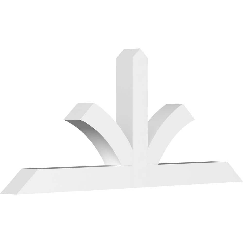 60 in. W x 25 in. H x 4 in. D x 4 in. F, 10/12 Pitch, Richland Signature Urethane Gable Bracket, Primed Tan price history on PriceWatchPro