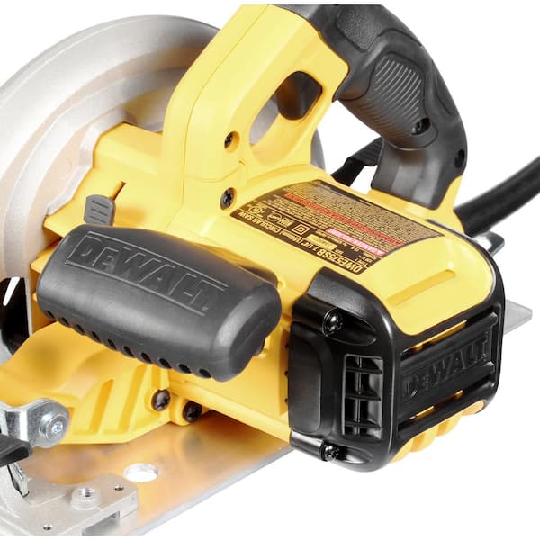 DEWALT 15 Amp 7 1 4 in. Lightweight Circular Saw with Electric Brake DWE575SB The Home Depot