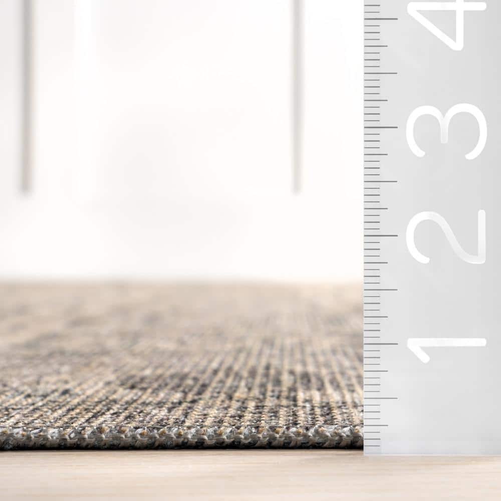 Hillstone 5x8 Red Synthetic Vintage Medallion Area Rug