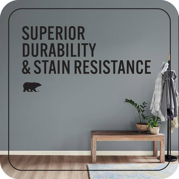 BEHR MARQUEE - 1 gal. #N450-5 Intergalactic One-Coat Hide Satin Enamel Interior Paint & Primer