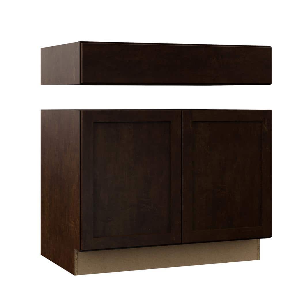 Hampton Bay Shaker 36 in. W x 24 in. D x 34.5 in. H Assembled