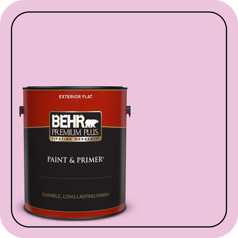 1 gal. #680A-2 Sugar Sweet Flat Exterior Paint & Primer price history on PriceWatchPro