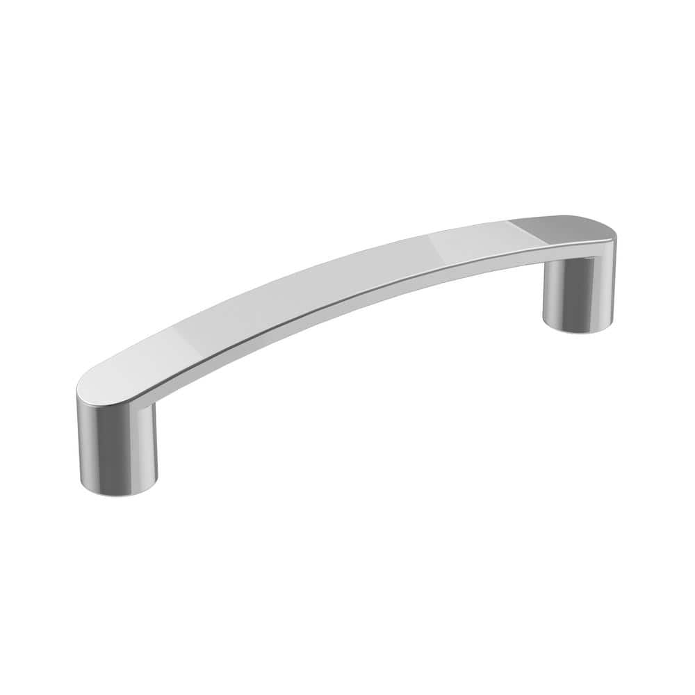 Amerock Rift 3-3/4 in. (96 mm) Polished Chrome Cabinet Drawer Pull ...