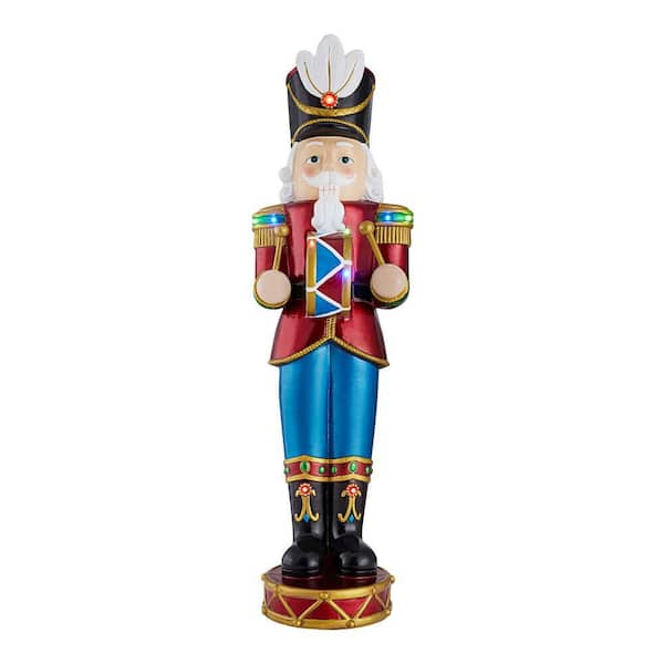 Home Accents Holiday 38 In Christmas Nutcracker With LED Lights QX4151