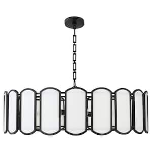 Belleview 8 Light Pendant - Matte Black