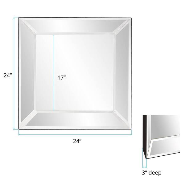 Unbranded - Vogue Inward Square Mirror