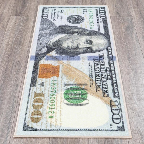 Supreme usd dollar money rug home decor