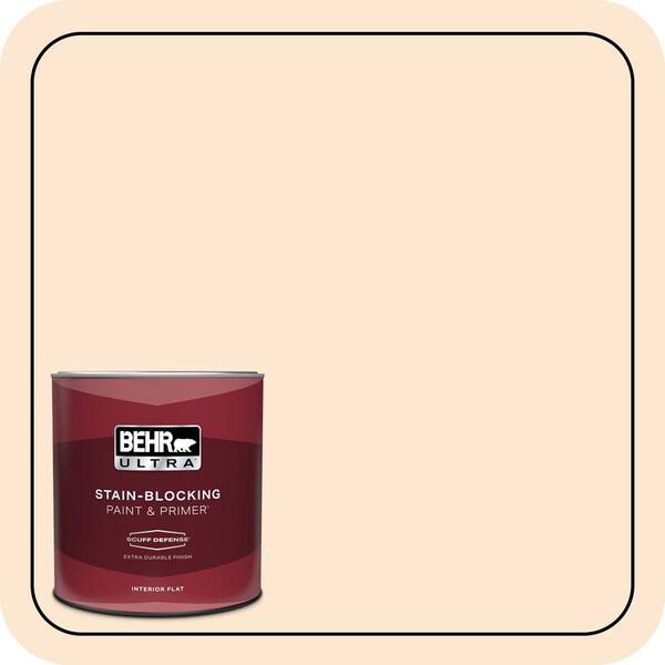 BEHR ULTRA 1 qt. #290C-1 Serengeti Sand Extra Durable Flat Interior Paint & Primer
