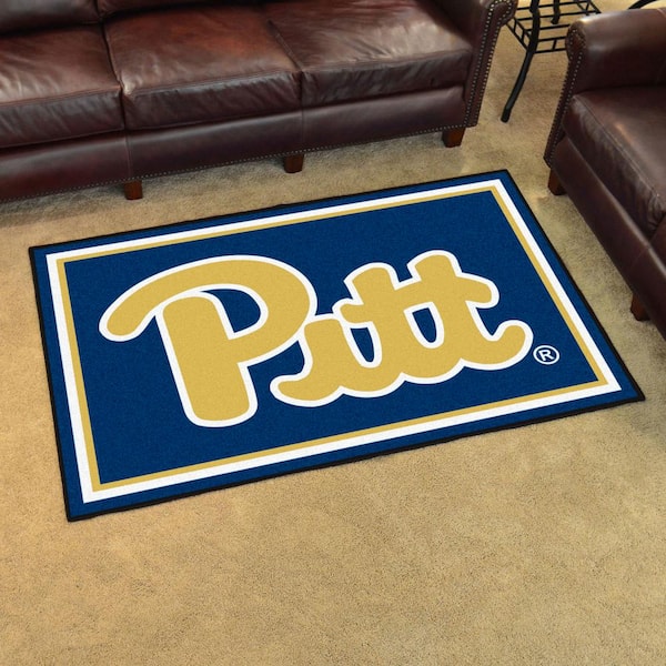 NCAA - University of Pittsburgh Blue 8 ft. x 5 ft. Indoor Rectangle Area Rug