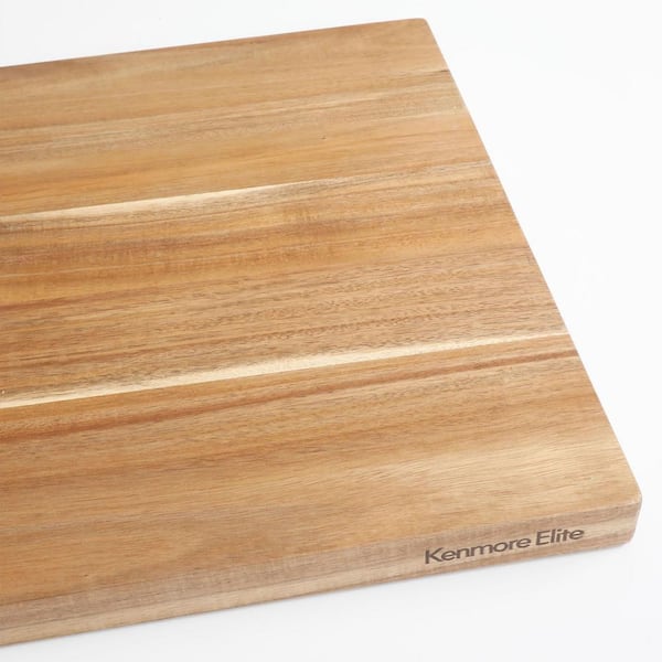 17 x 16 x 2 inch thick End Grain Acacia Butcher Block Solid Wood Large  Cutting Board