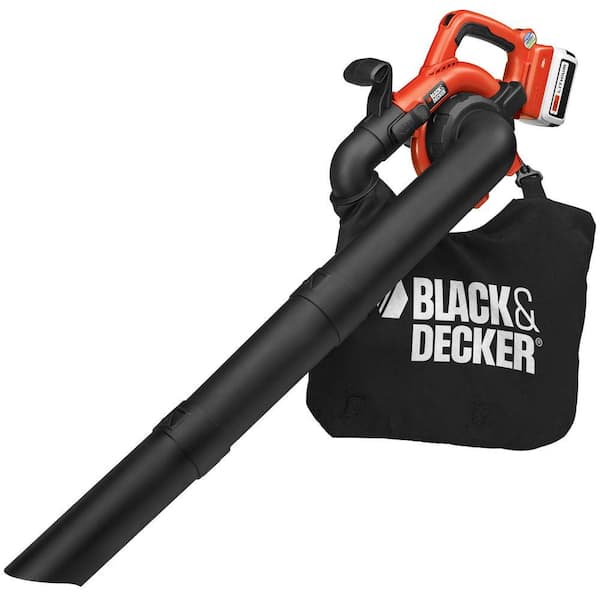 BLACK+DECKER 40V MAX 120 MPH 90 CFM Cordless Battery Powered Handheld Leaf Blower & Vacuum Kit with (1) 1.5Ah Battery & Charger