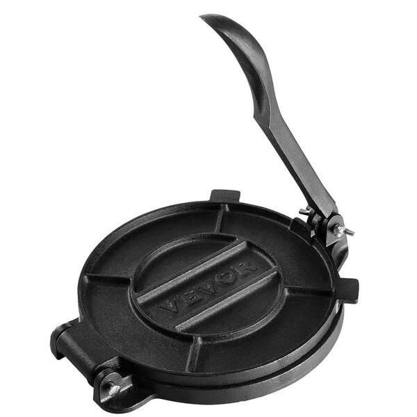 8 Inch Dough Maker: Heavy Duty Cast Iron Tortilla Press + 100 Parchment Sheets