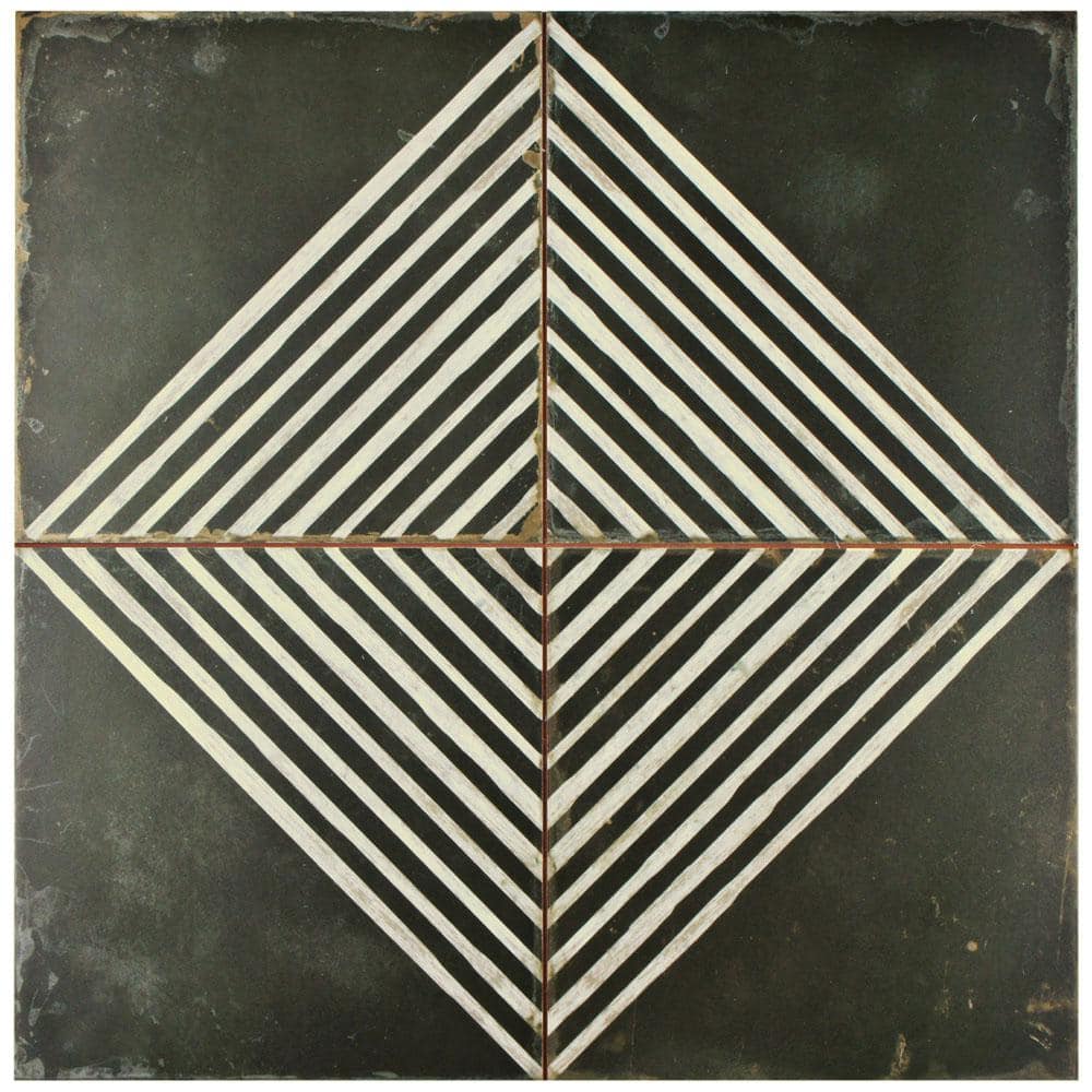 Kings Rombos 9 in. x 9 in. Ceramic Floor and Wall Take Home Tile Sample price history on PriceWatchPro
