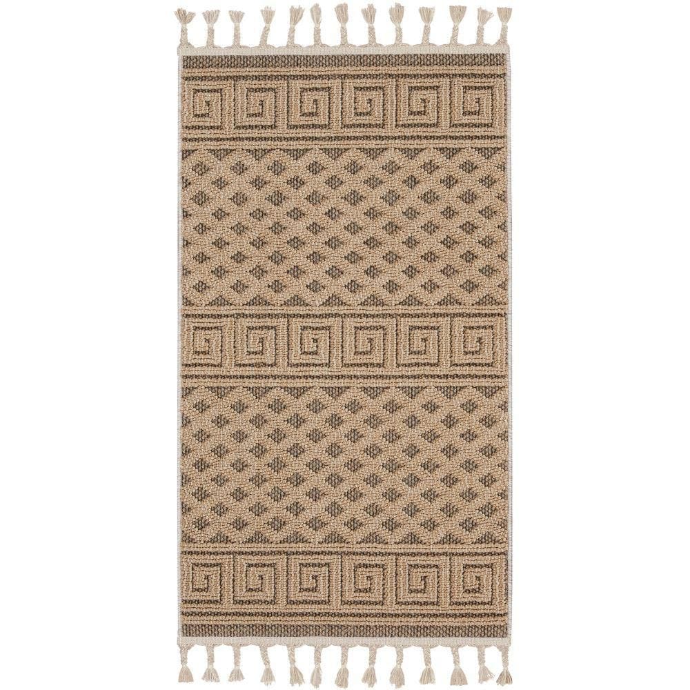 Paxton Mocha 2 ft. x 5 ft. Geometric Contemporary Kitchen Area Rug price history on PriceWatchPro