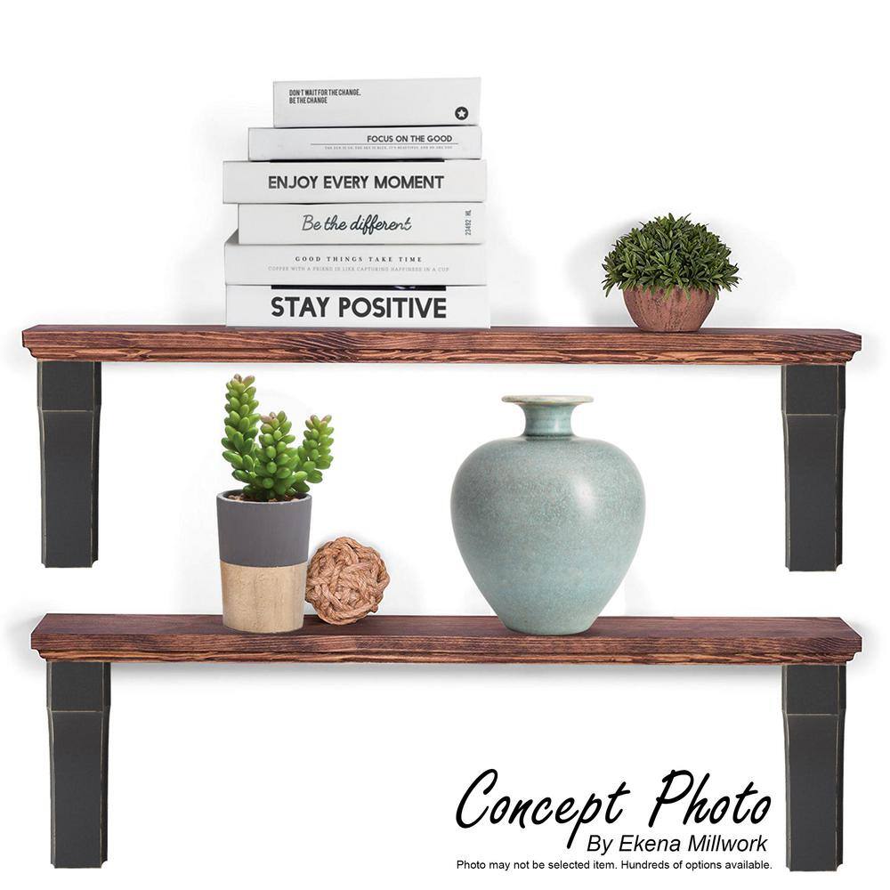 Hamilton Black Solid Wood Vintage Corbel Bracket