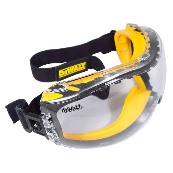 DEWALT Safety Goggles Concealer with Clear Anti-Fog Lens