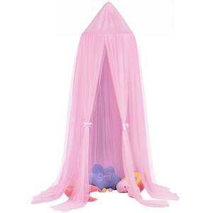 93.6 in. x 19.5 in. x 109.9 in. Pink Mosquito Net