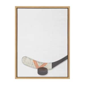 Sylvie "Hockey Portrait Color" by Framed Canvas Wall Art