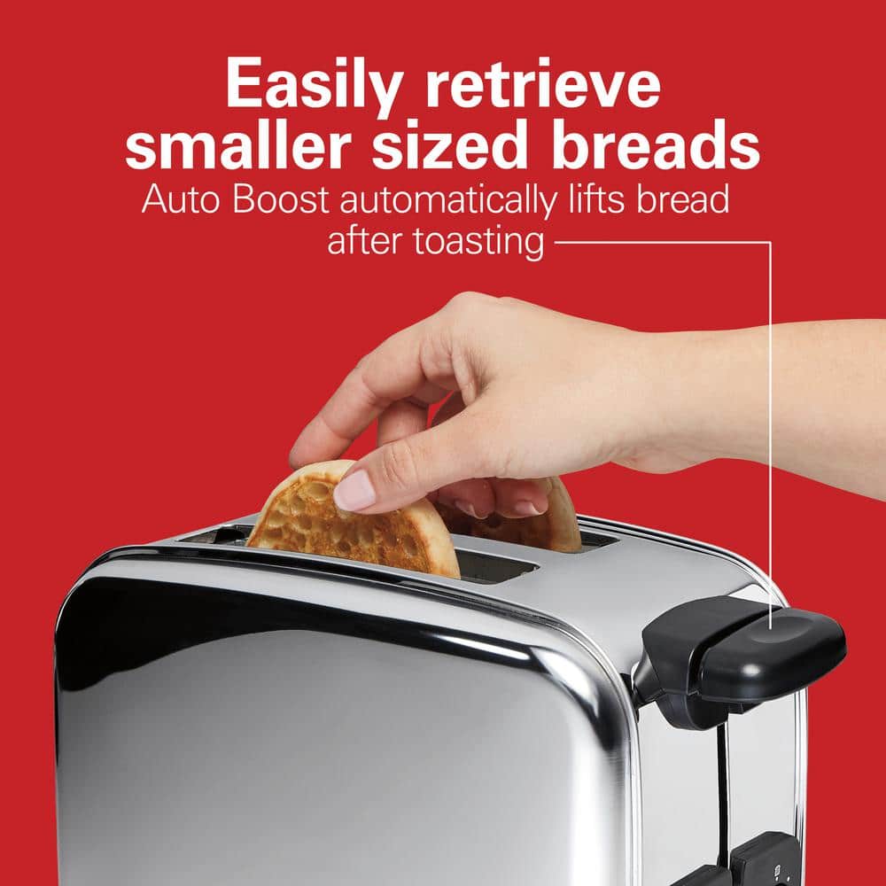 Hamilton Beach Stainless Steel 2-Slice Wide Slot Toaster