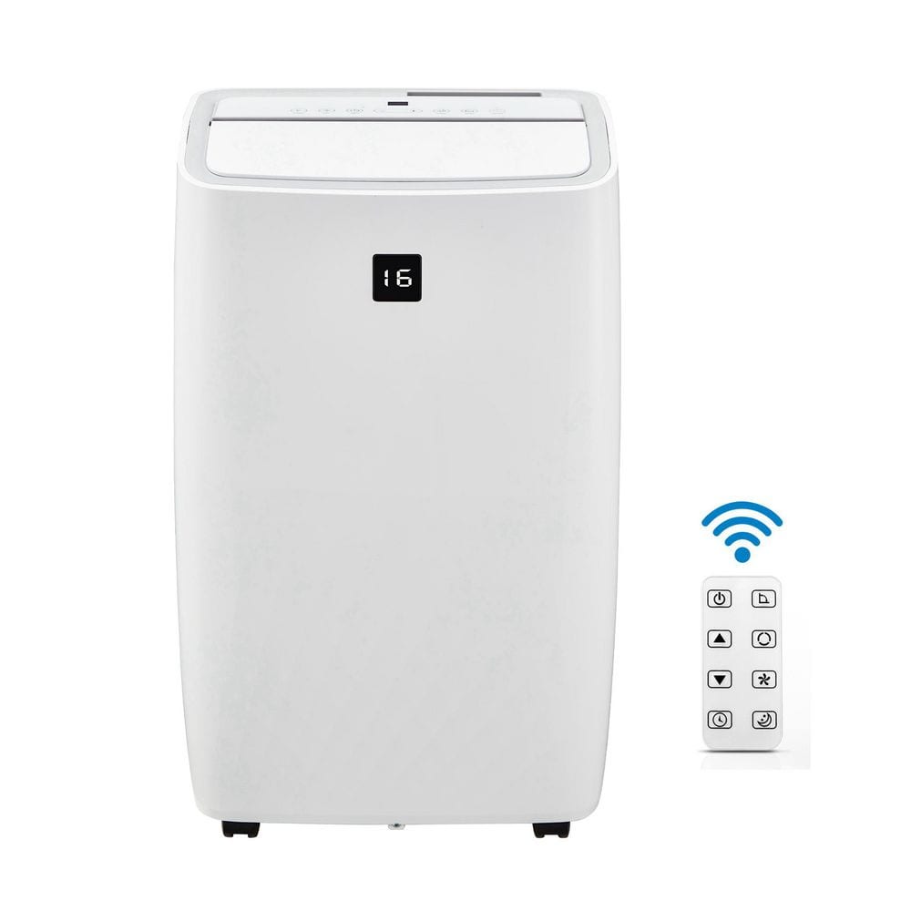 8,000 (DOE) BTU 115-Volt Portable Air Conditioner Cools 550 sq. ft. with Dehumidifier and Remote in White price history on PriceWatchPro
