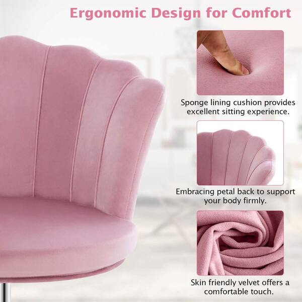 Pink discount petal chair