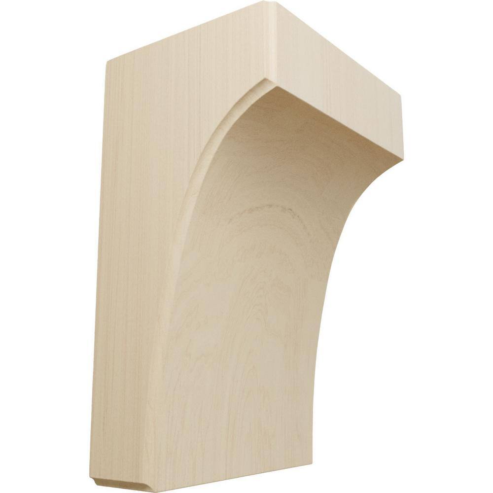 Clarksville 8" Hand-Carved Rubberwood Corbel Bracket