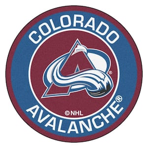NHL Colorado Avalanche Blue 2 ft. x 2 ft. Round Area Rug